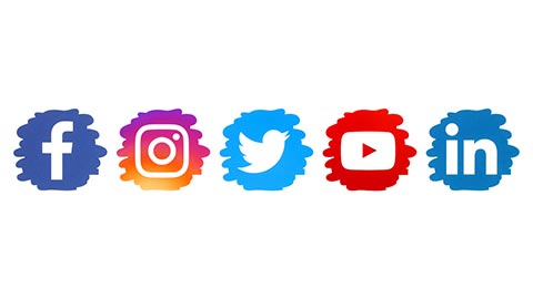 Collage of major social media platforms